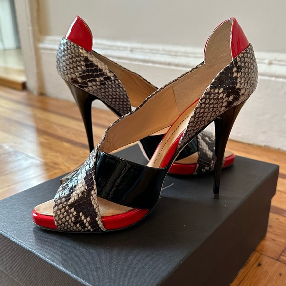 Giuseppe Zanotti snakeskin sandals - Picture 1 of 9
